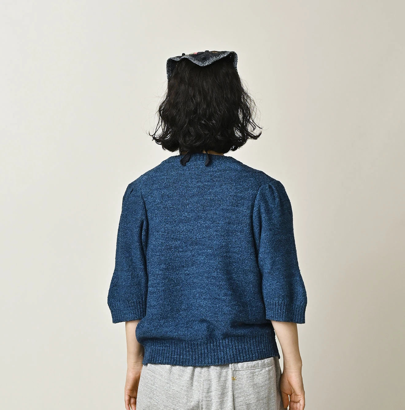 Indigo Bonbon Flower Bolero | 45R Official Online Store – 45R GLOBAL
