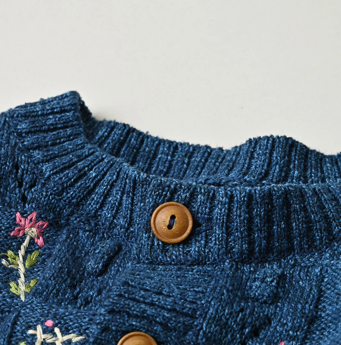 Indigo Bonbon Flower Bolero | 45R Official Online Store – 45R GLOBAL