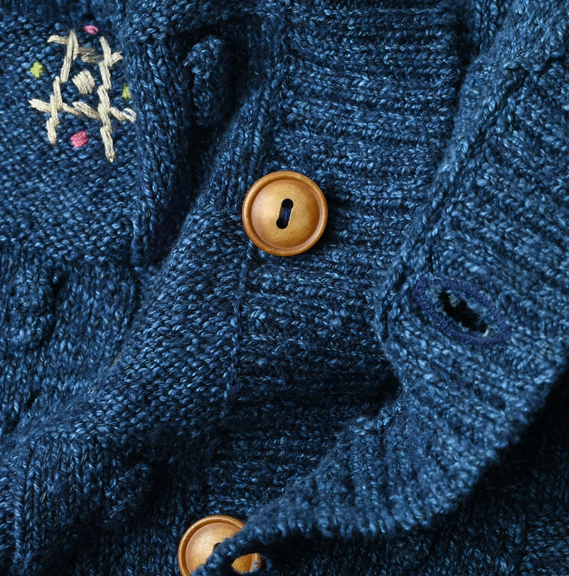 45R Indigo Bonbon Flower Bolero - Image 13