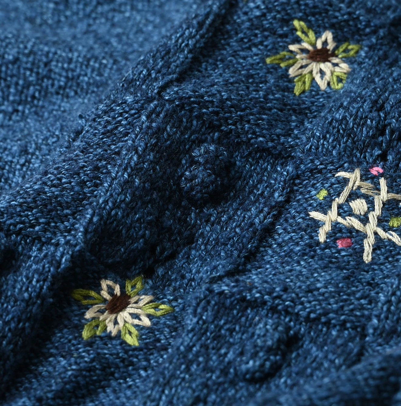 Indigo Bonbon Flower Bolero | 45R Official Online Store – 45R GLOBAL