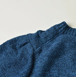 45R Indigo Bonbon Flower Bolero