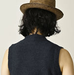 45R Indigo Bonbon Flower Vest