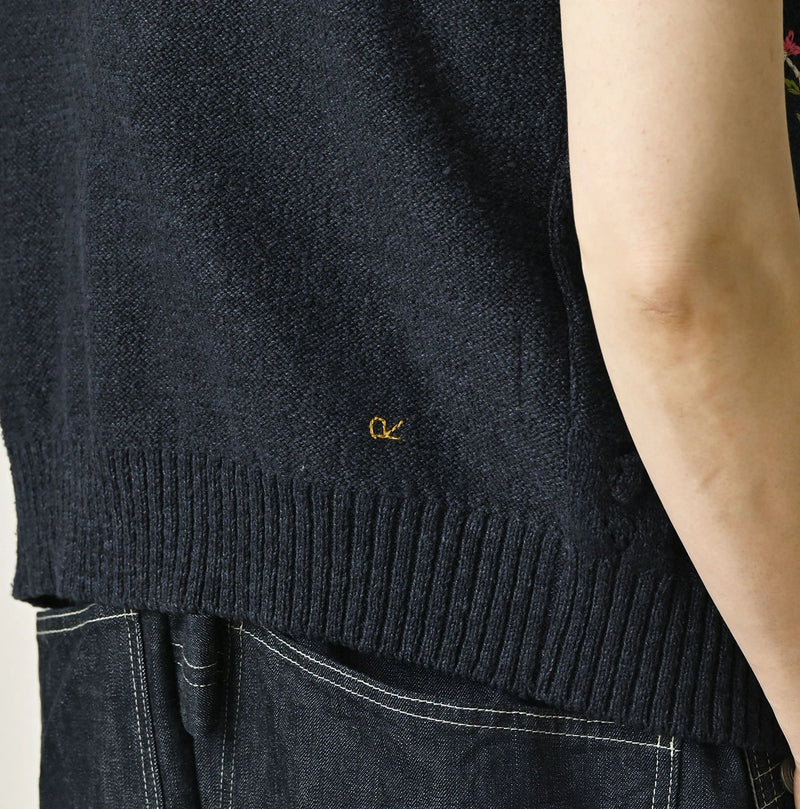 45R Indigo Bonbon Flower Vest - Image 10