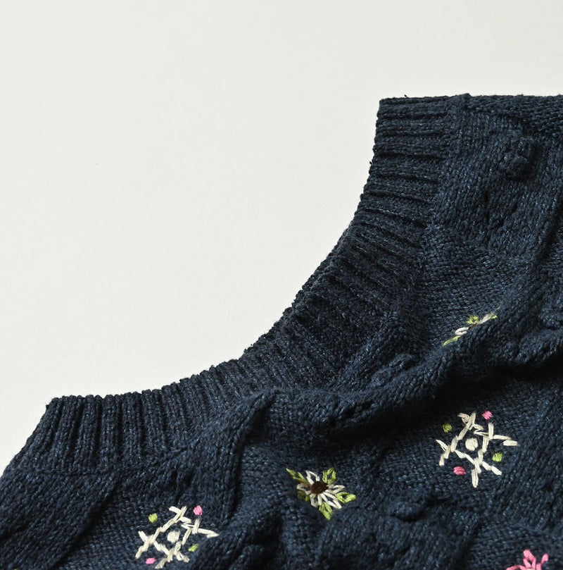 45R Indigo Bonbon Flower Vest - Image 14