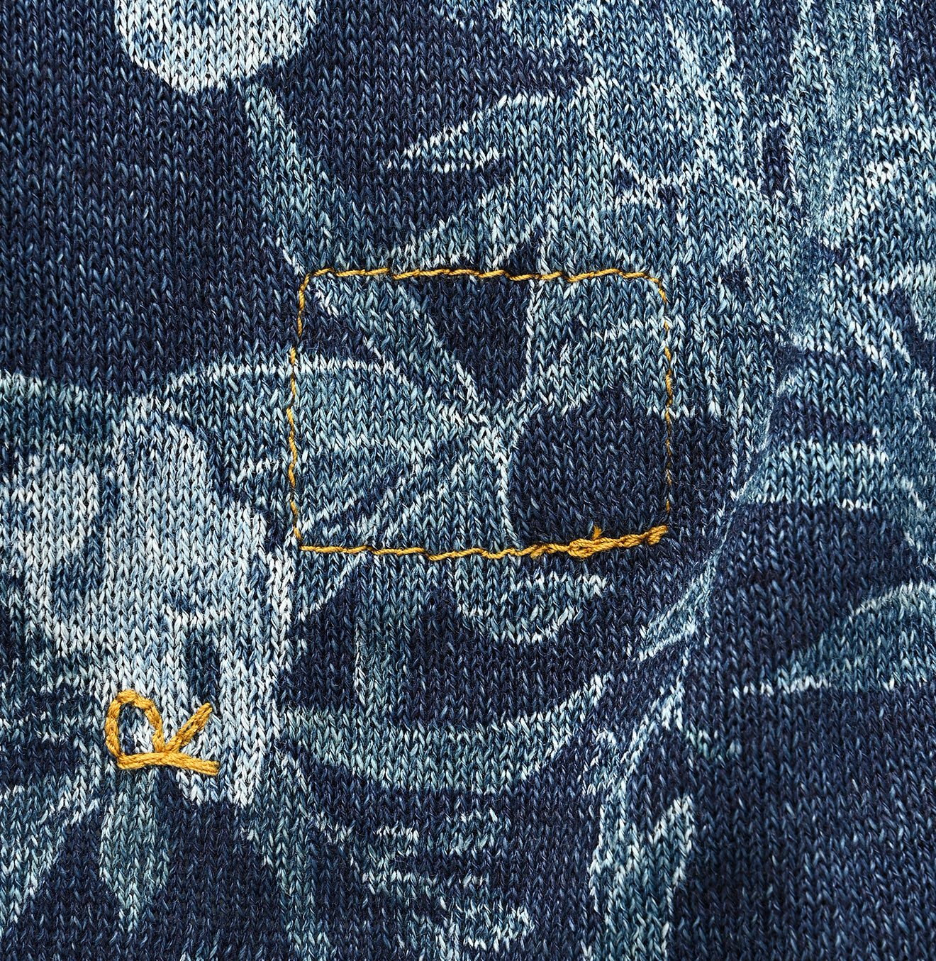 Indigo Garden Balsam Knit-sewn Cachecoeur