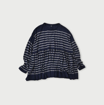 Basque Tenjiku Stripe Tiered Tunic