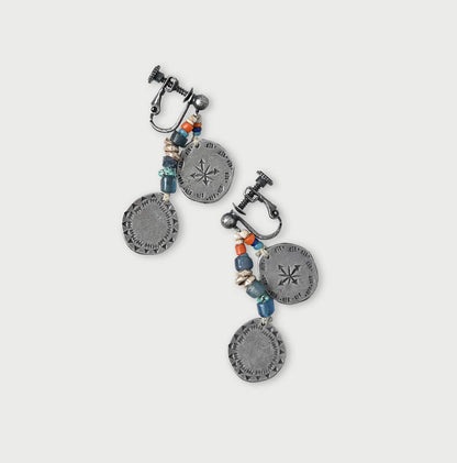 45R Kurukuru Concho Earrings