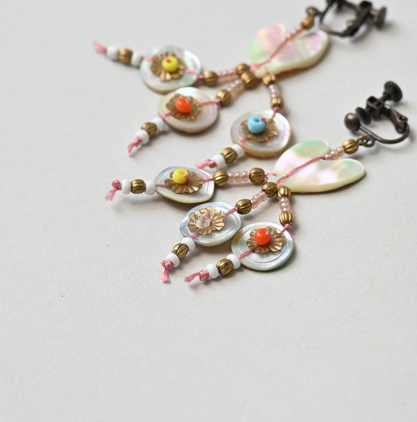 45R Shell Shell Earrings