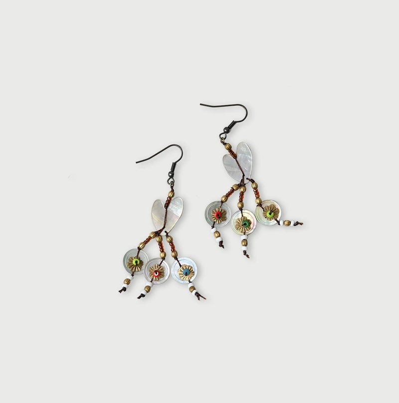 45R Shell Shell Pierced Earrings - Image 1