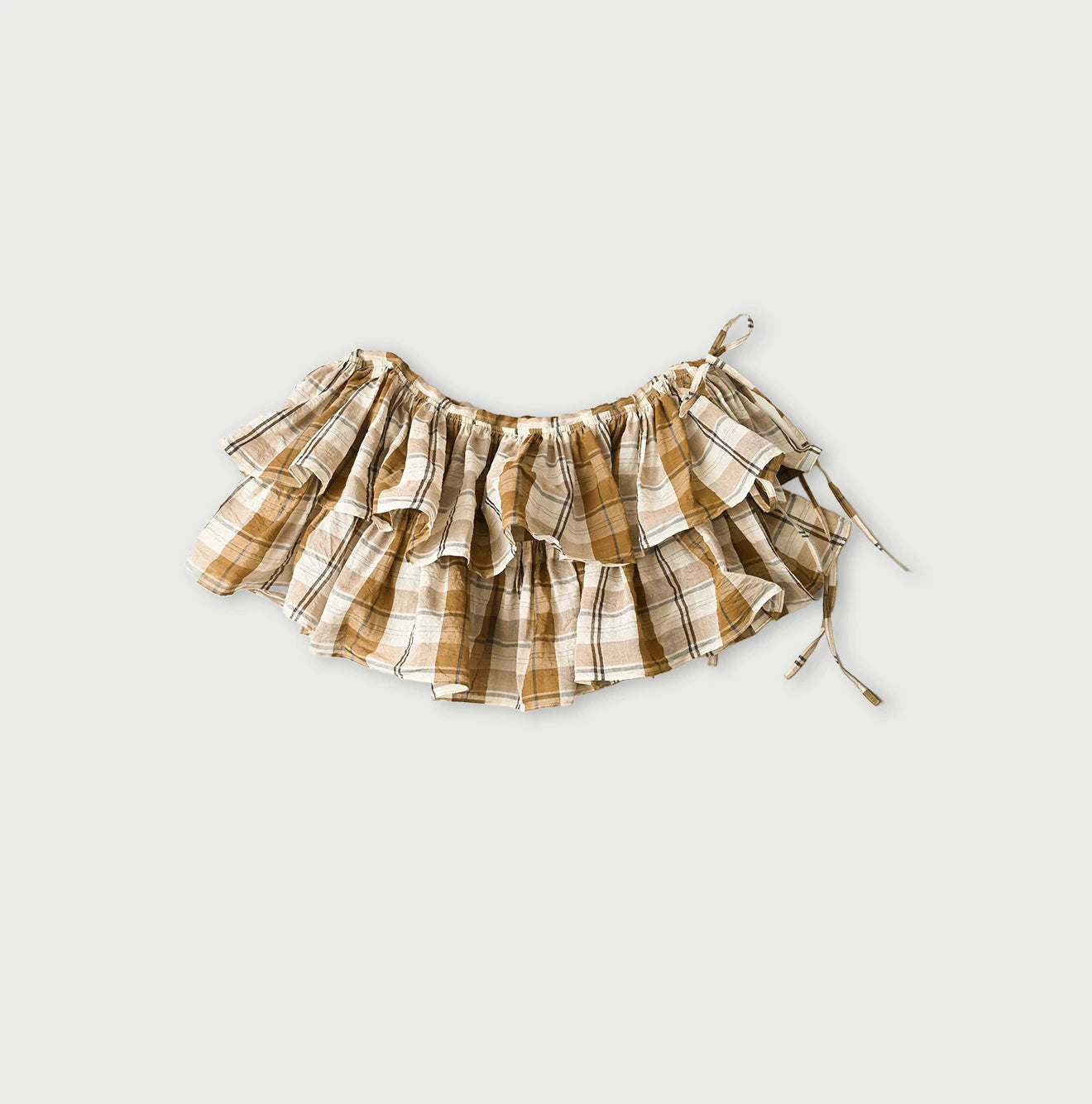 45R Feather Khadi Silk Check Large Petal - Image 1