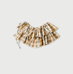 45R Feather Khadi Silk Check Large Petal