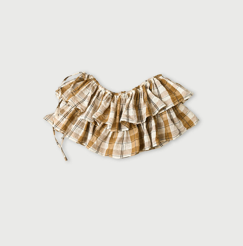 45R Feather Khadi Silk Check Large Petal - Image 2