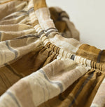 45R Feather Khadi Silk Check Large Petal