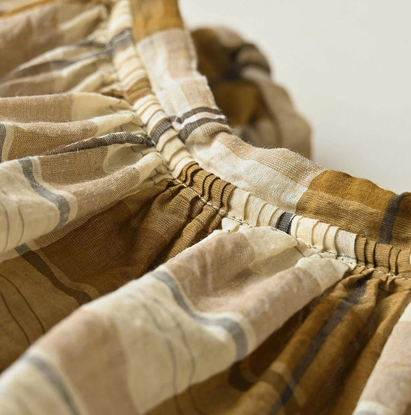 45R Feather Khadi Silk Check Large Petal - Image 17