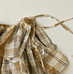 45R Feather Khadi Silk Check Large Petal