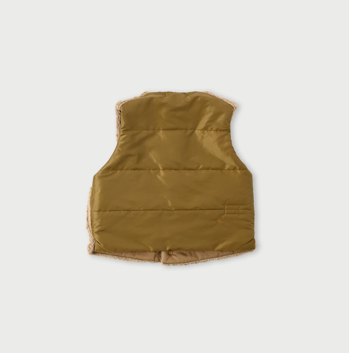 Wool Boa Nylon Vest