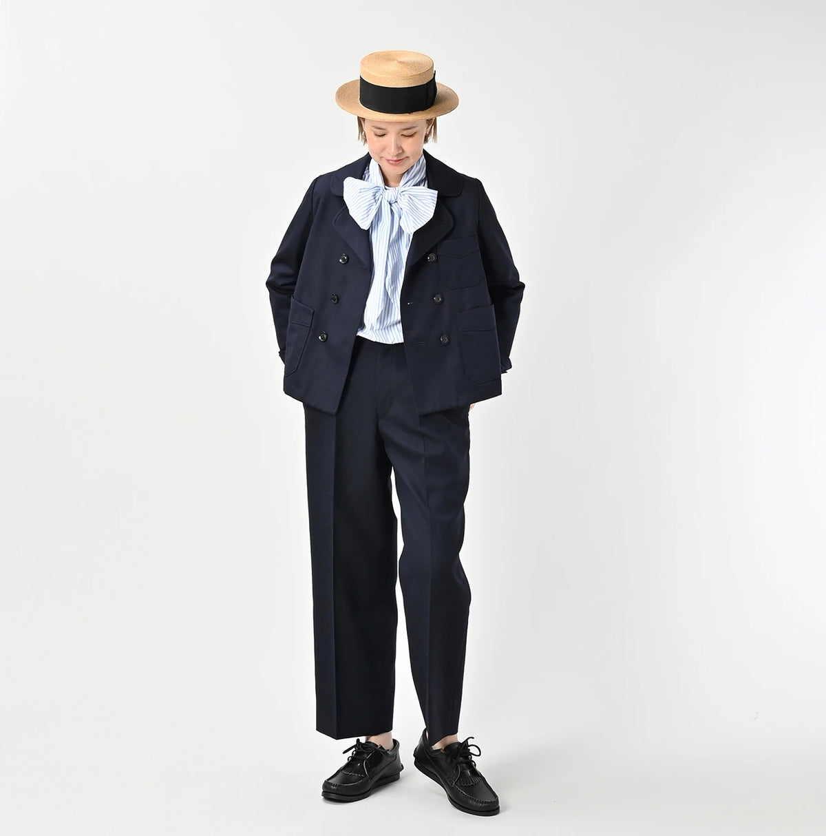 45R Wool Cotton Venetian Annie Double Jacket