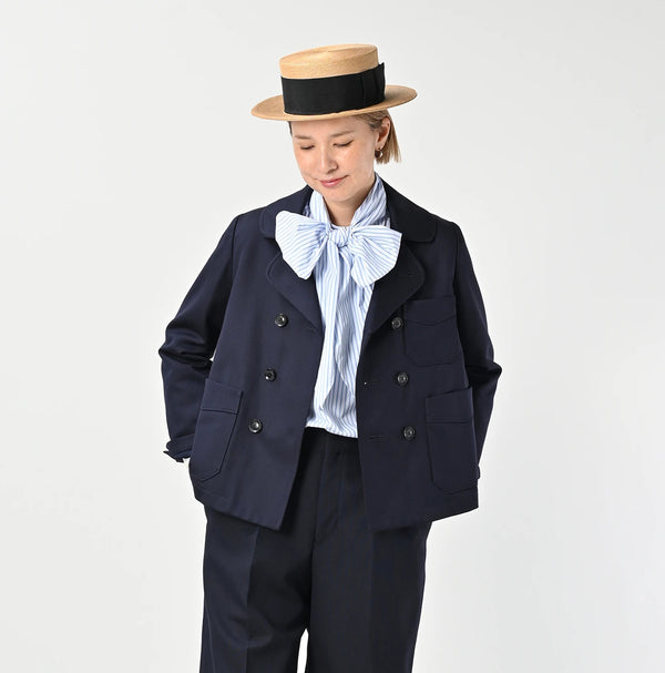 45R Wool Cotton Venetian Annie Double Jacket