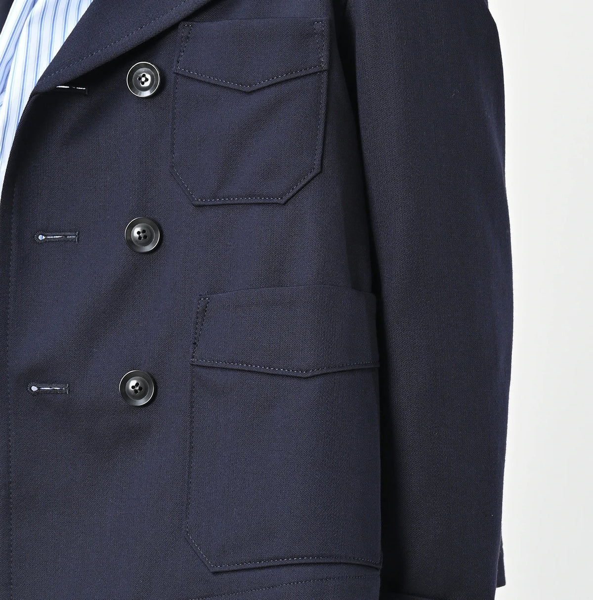 45R Wool Cotton Venetian Annie Double Jacket - Image 7