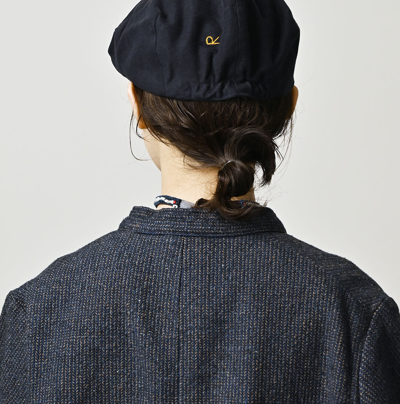45R Indigo Cotton Tweed Petit Coverall - Image 9