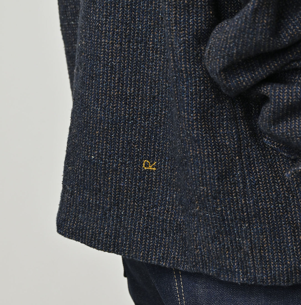 45R Indigo Cotton Tweed Petit Coverall