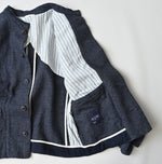 45R Indigo Cotton Tweed Petit Coverall