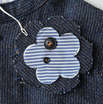 45R Indigo Cotton Tweed Petit Coverall