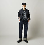 45R Indigo Cotton Tweed Petit Coverall
