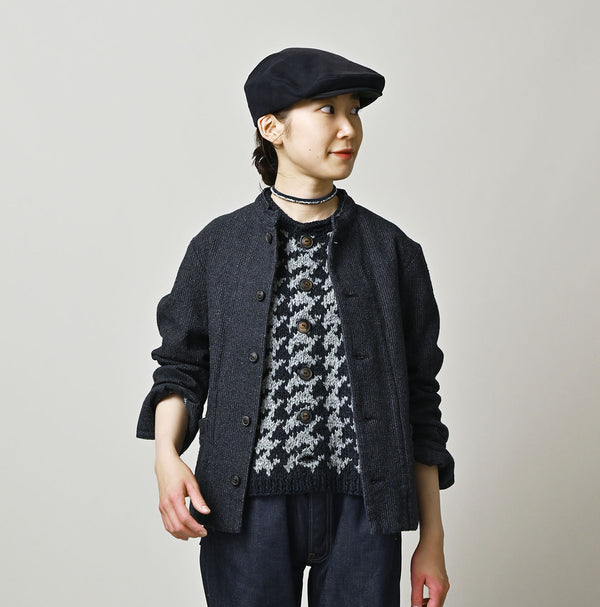 45R Indigo Cotton Tweed Petit Coverall