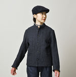 45R Indigo Cotton Tweed Petit Coverall