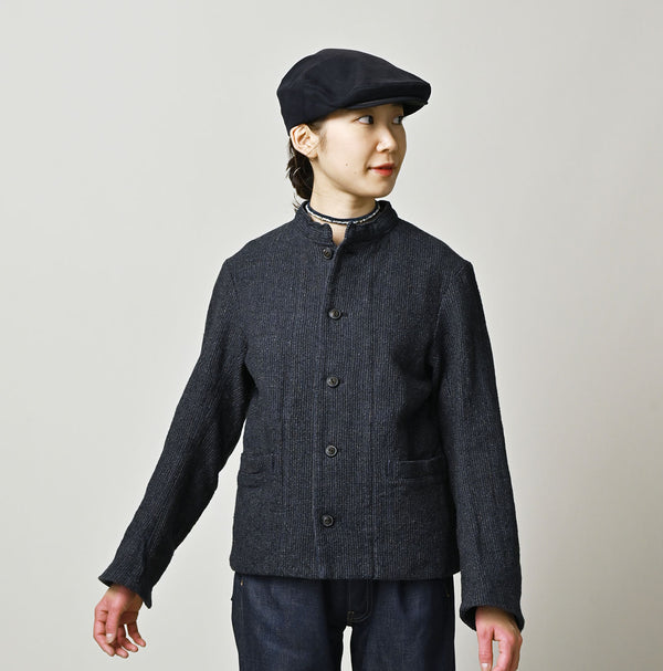 45R Indigo Cotton Tweed Petit Coverall
