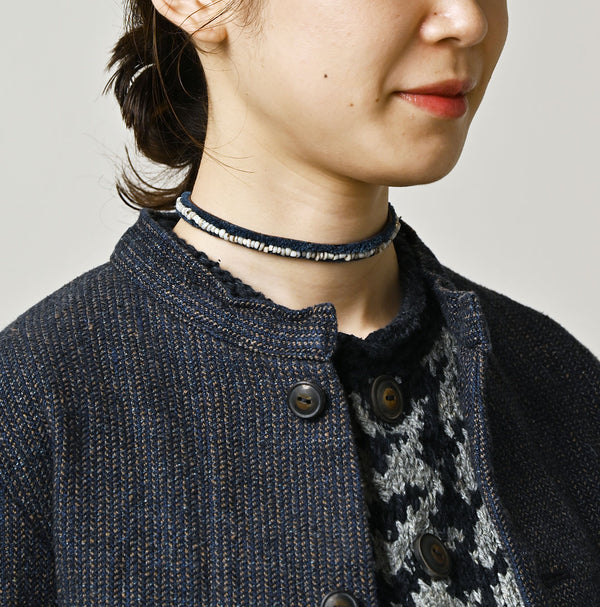 45R Indigo Cotton Tweed Petit Coverall