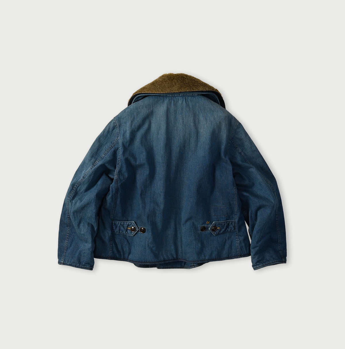 45R Light Mont Brown Denim Annie W-Blouson Distressed
