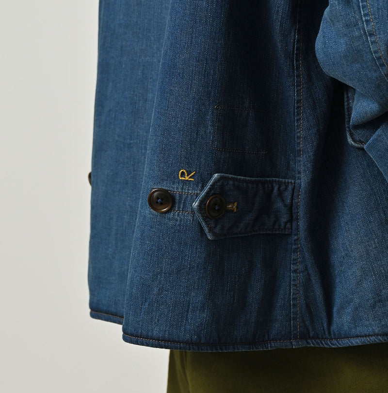 45R Light Mont Brown Denim Annie W-Blouson Distressed - Image 10