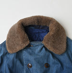 45R Light Mont Brown Denim Annie W-Blouson Distressed