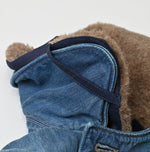 45R Light Mont Brown Denim Annie W-Blouson Distressed