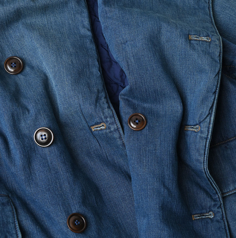 45R Light Mont Brown Denim Annie W-Blouson Distressed - Image 20