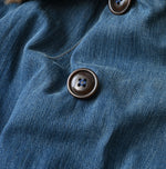 45R Light Mont Brown Denim Annie W-Blouson Distressed