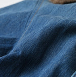 45R Light Mont Brown Denim Annie W-Blouson Distressed