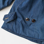 45R Light Mont Brown Denim Annie W-Blouson Distressed