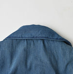 45R Light Mont Brown Denim Annie W-Blouson Distressed