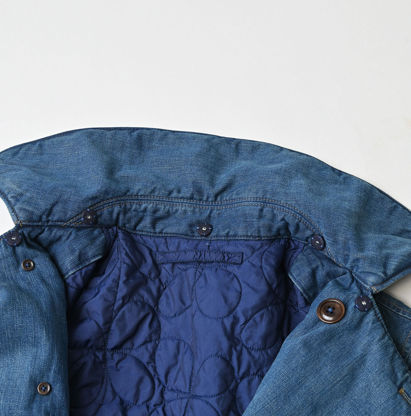 45R Light Mont Brown Denim Annie W-Blouson Distressed