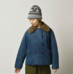 45R Light Mont Brown Denim Annie W-Blouson Distressed