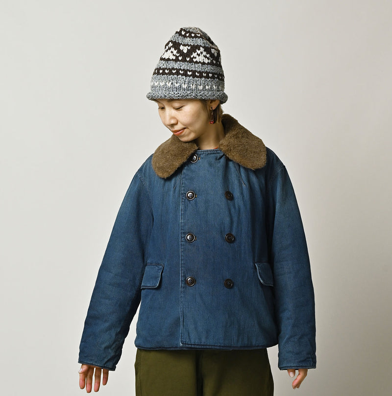 45R Light Mont Brown Denim Annie W-Blouson Distressed - Image 6