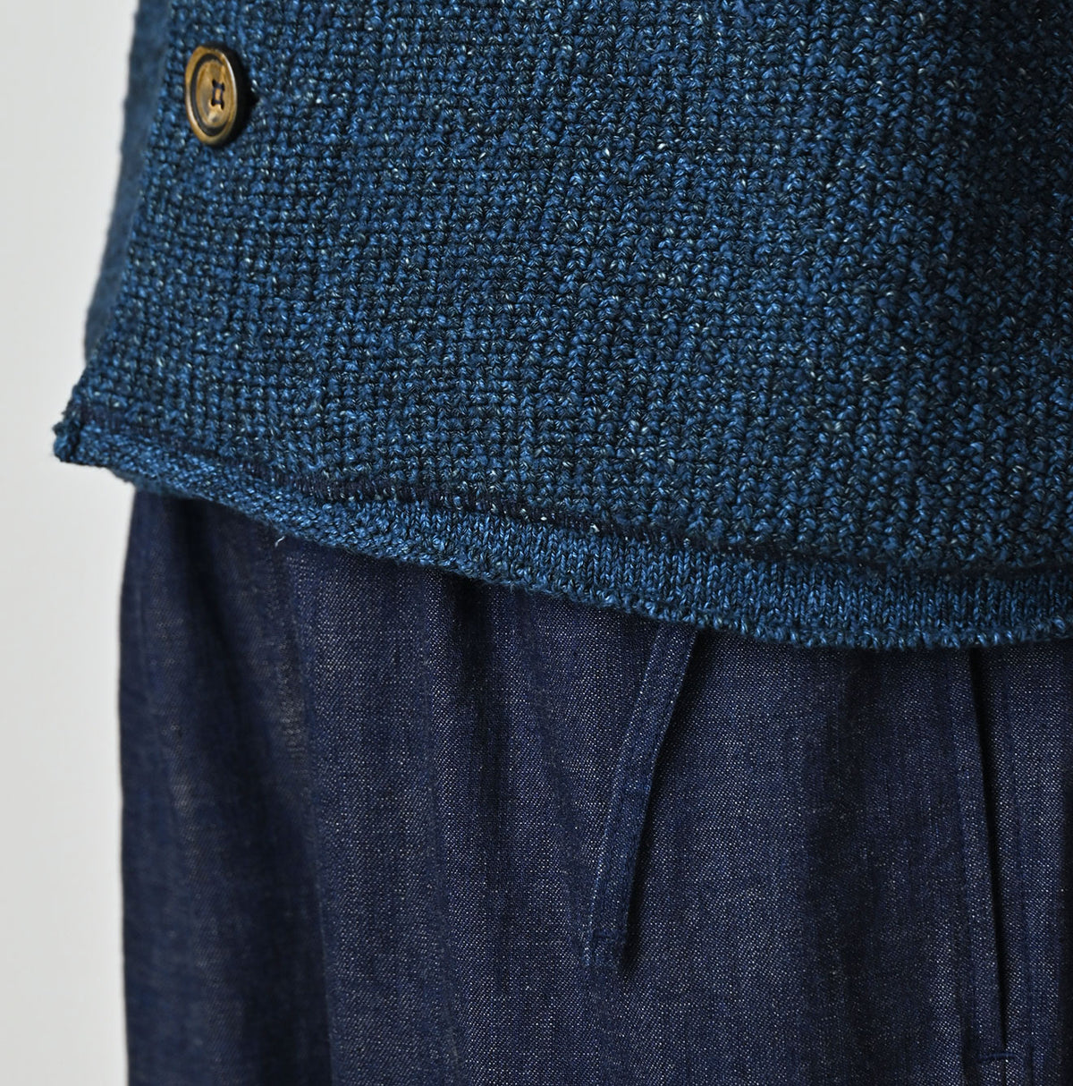 Indigo Moccasin Vest