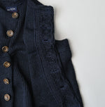 Indigo Moccasin Vest