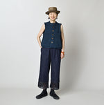 Indigo Moccasin Vest