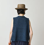 Indigo Moccasin Vest