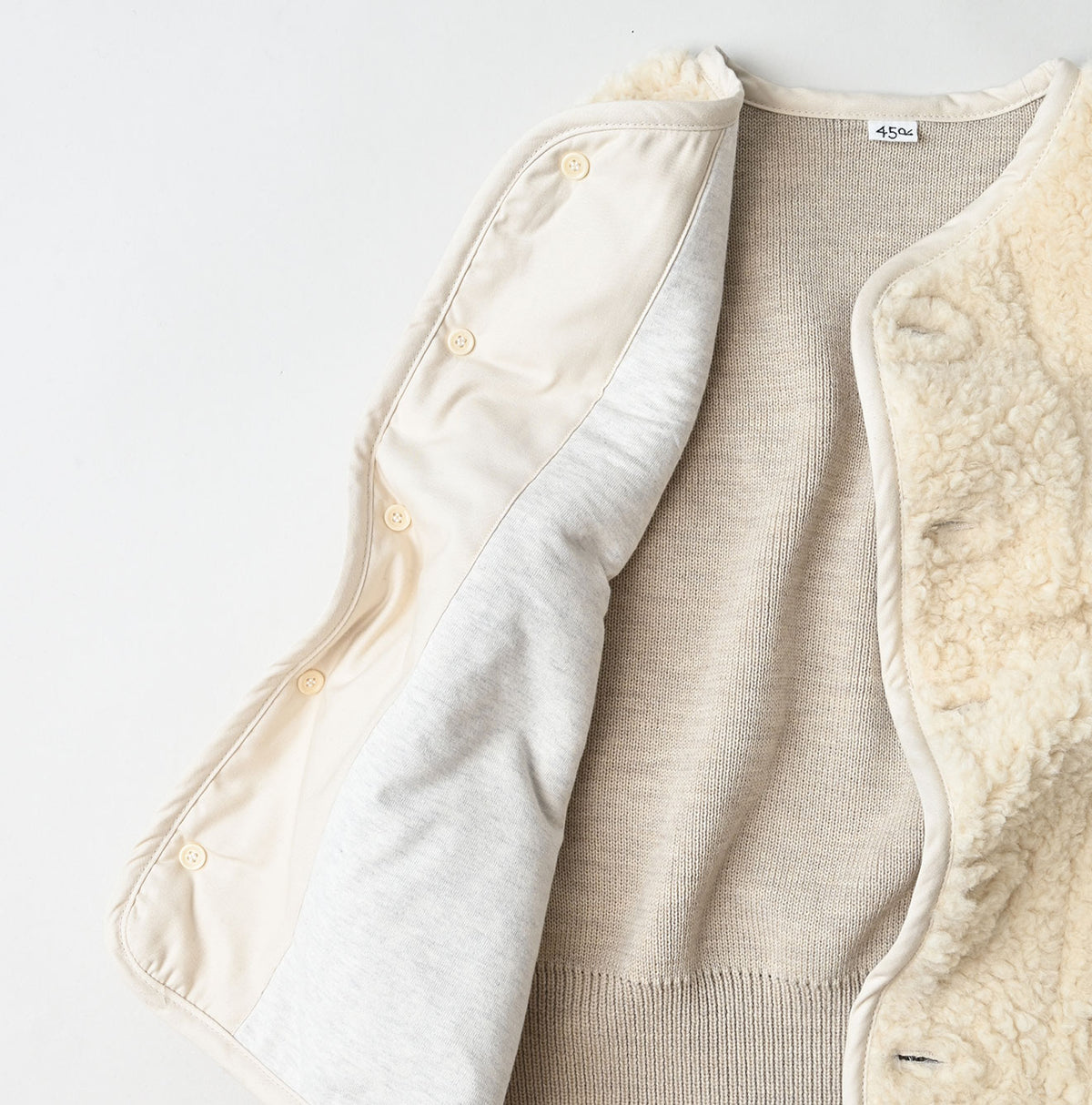 45R Boa x US Wool Vest