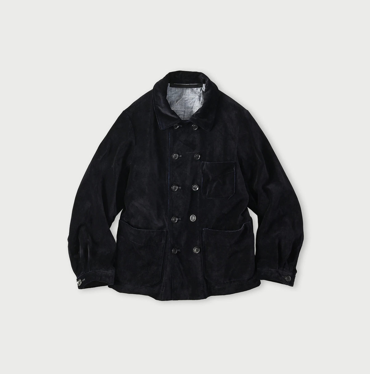 45R Indigo Velvet W Petit Coverall